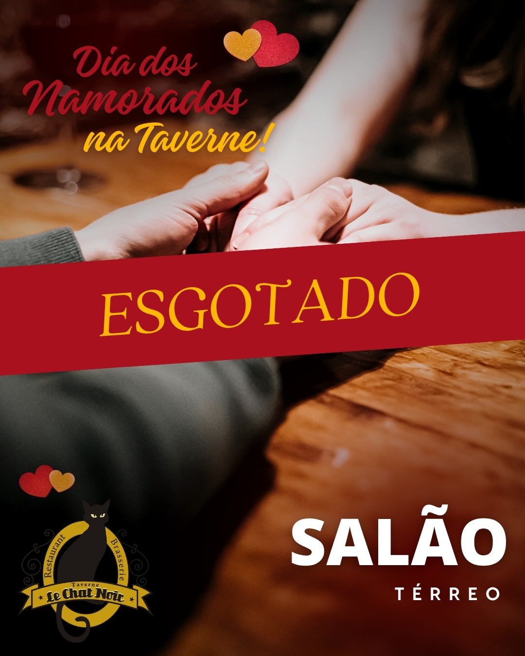 Reserva para Dia dos Namorados na Taverne